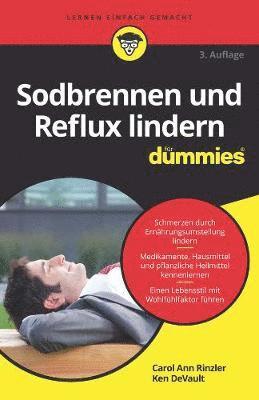 Carol Ann Rinzler, Ken DeVault, Ken Devault - Sodbrennen und Reflux lindern für Dummies, Häftad