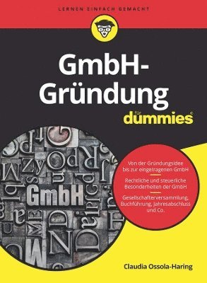 GmbH-Grndung fr Dummies 1