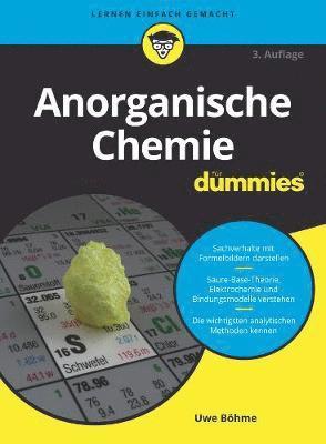 Uwe Böhme, Uwe Bohme - Anorganische Chemie für Dummies, Häftad