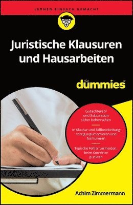 bokomslag Juristische Klausuren und Hausarbeiten fr Dummies