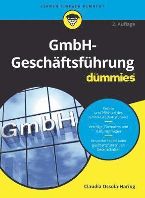 GmbH-Geschftsfhrung fr Dummies 1