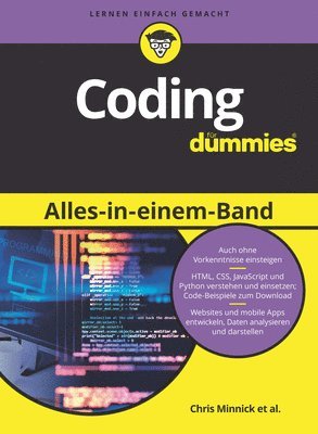 Chris Minnick, Nikhil Abraham, Barry Burd, Eva Holland, Luca Massaron, John Paul Mueller - Coding Alles-in-einem-Band für Dummies, Häftad