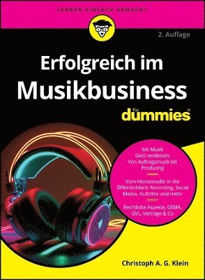 Christoph Klein - Erfolgreich im Musikbusiness für Dummies, Häftad