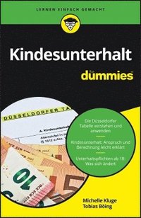 bokomslag Kindesunterhalt für Dummies