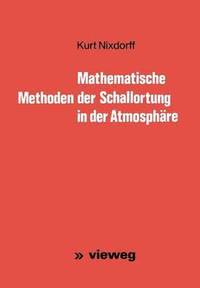 bokomslag Mathematische Methoden der Schallortung in der Atmosphre