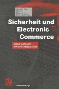 bokomslag Sicherheit und Electronic Commerce