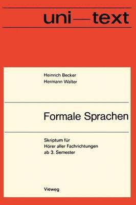 Heinrich Becker - Formale Sprachen, Häftad