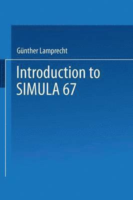 Günther Lamprecht, Gunther Lamprecht - Introduction to SIMULA 67, Häftad