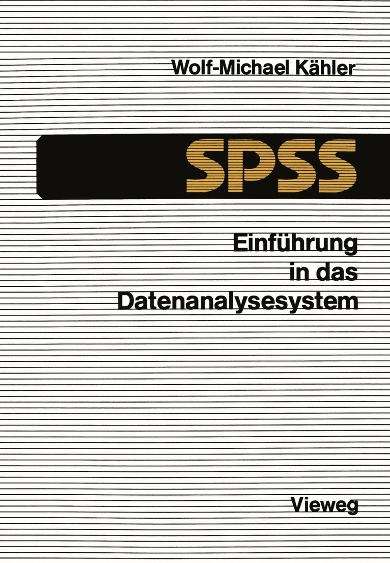 Einfhrung in das Datenanalysesystem SPSS 1