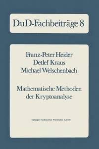 bokomslag Mathematische Methoden der Kryptoanalyse
