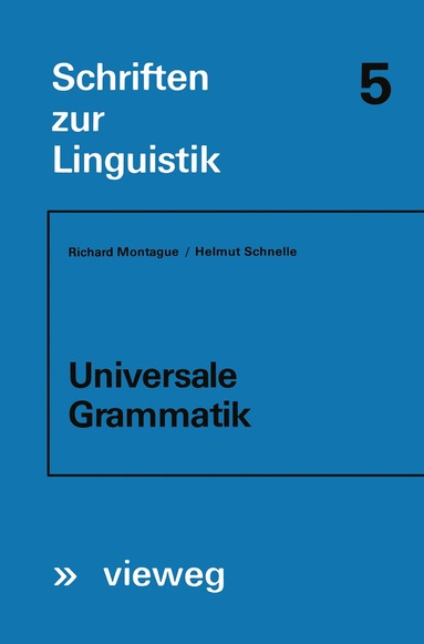 Richard Montague - Universale Grammatik, Häftad