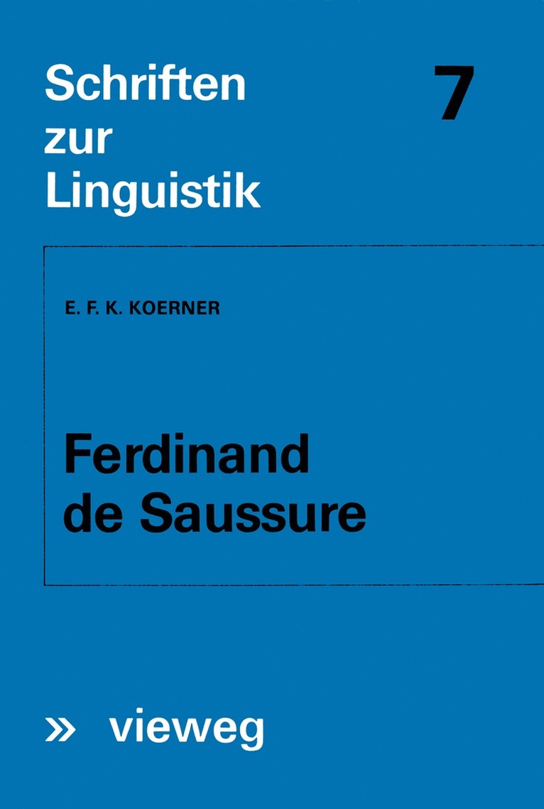 Ferdinand de Saussure 1