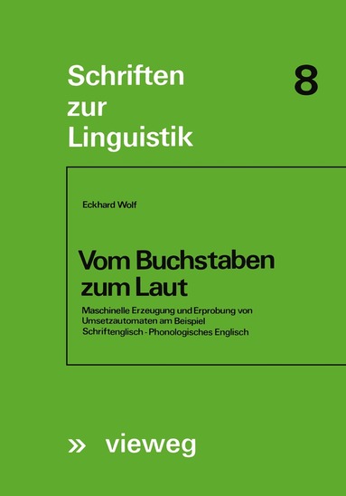 Eckhard Wolf - Vom Buchstaben zum Laut, Häftad