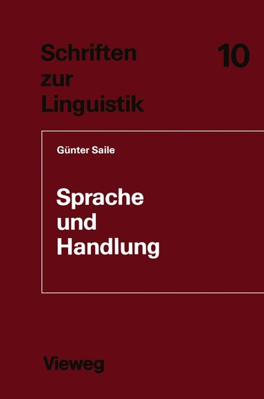 Günter Saile - Sprache und Handlung, Häftad