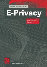 bokomslag E-Privacy