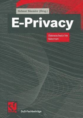 Helmut Bäumler - E-Privacy, Häftad