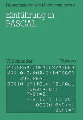 bokomslag Einfhrung in PASCAL