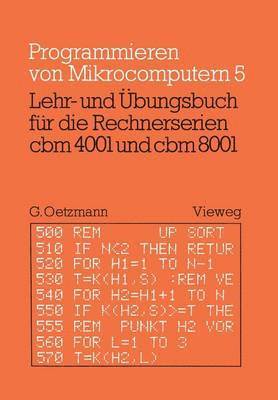 Lehr- und bungsbuch fr die Rechnerserien cbm 4001 und cbm 8001 1