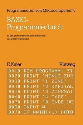 bokomslag BASIC-Programmierbuch