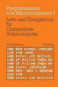 bokomslag Lehr- und bungsbuch fr Commodore-Volkscomputer