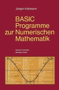 bokomslag BASIC-Programme zur Numerischen Mathematik