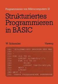 bokomslag Strukturiertes Programmieren in BASIC