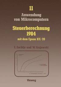 bokomslag Steuerberechnung 1984 mit dem Epson HX-20