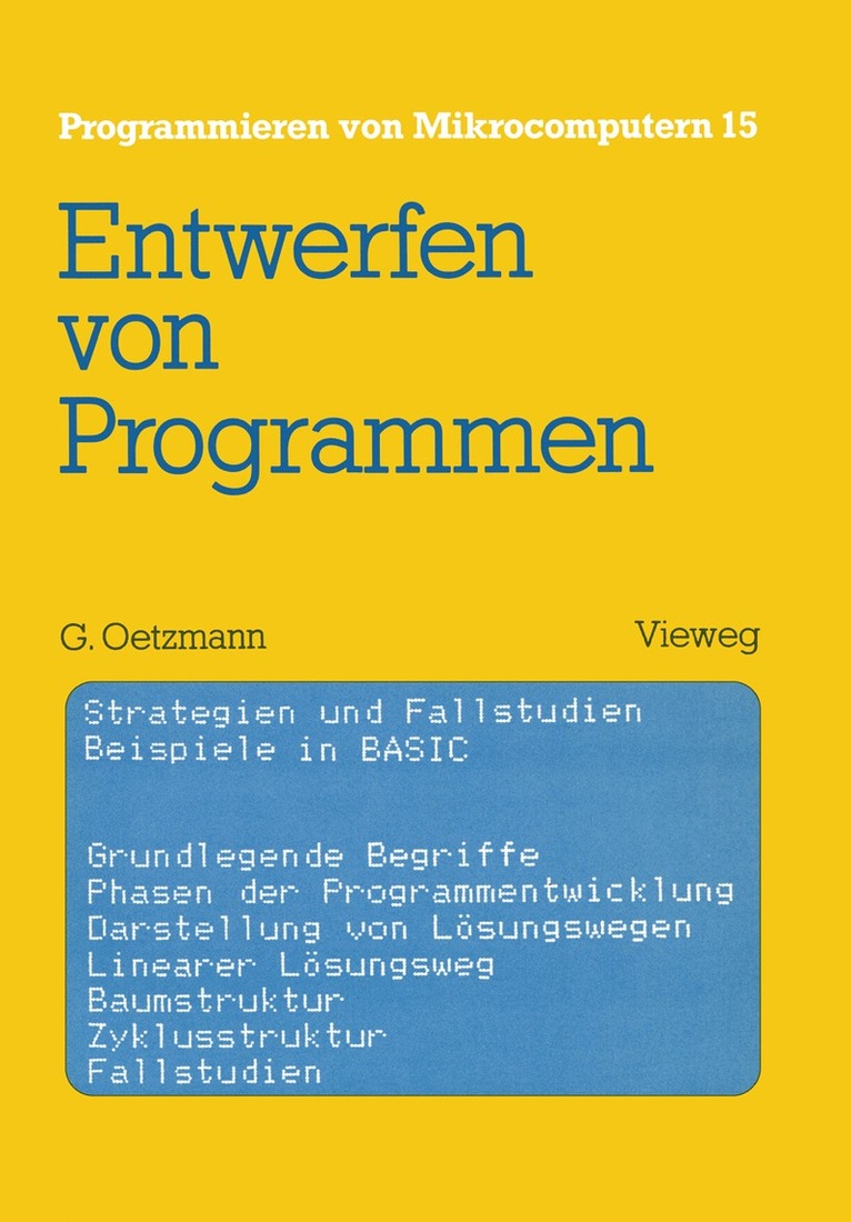 Entwerfen von Programmen 1