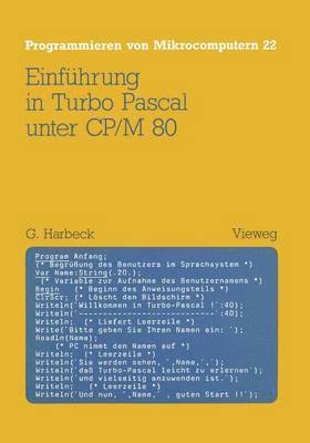 Einfhrung in Turbo Pascal unter CP/M 80 1