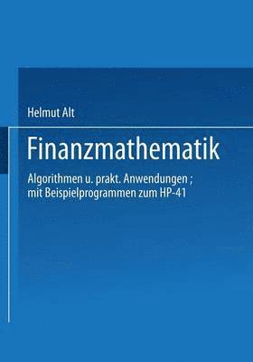 bokomslag Finanzmathematik