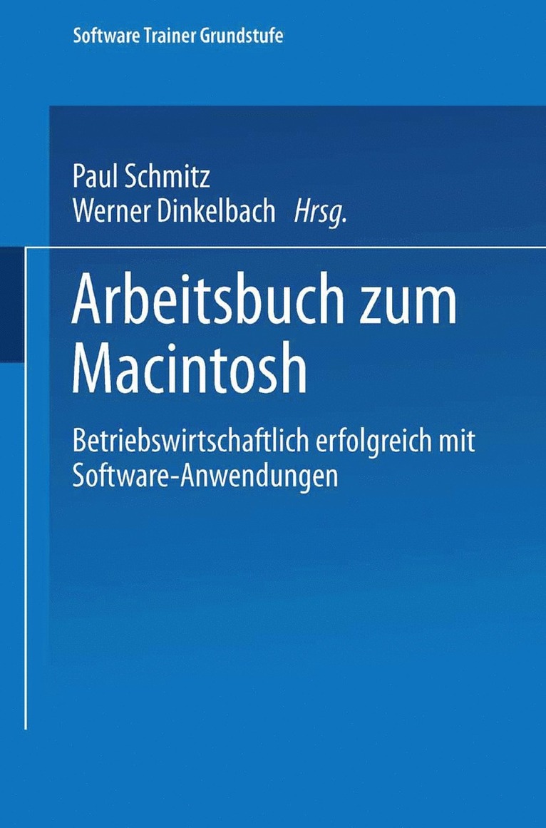 Arbeitsbuch zum Macintosh 1