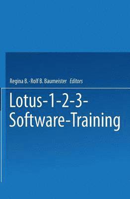 bokomslag Lotus 1-2-3 Software Training