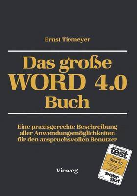 bokomslag Das große WORD 4.0 Buch