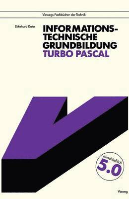 bokomslag Informationstechnische Grundbildung Turbo Pascal