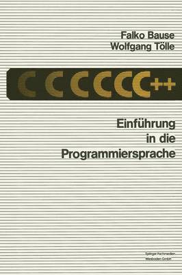 bokomslag Einfhrung in die Programmiersprache C++