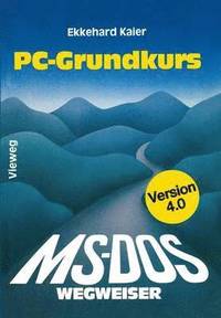 bokomslag MS-DOS-Wegweiser Grundkurs