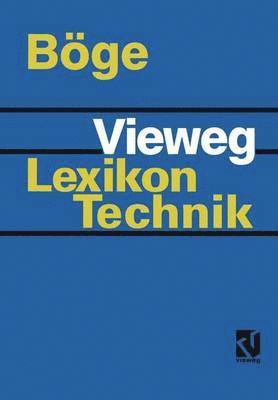 bokomslag Vieweg Lexikon Technik