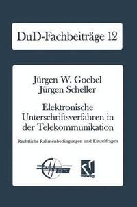 bokomslag Elektronische Unterschriftsverfahren in der Telekommunikation