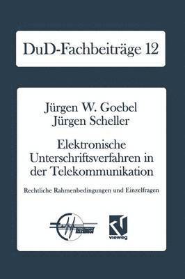 bokomslag Elektronische Unterschriftsverfahren in der Telekommunikation