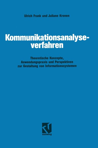 Ulrich Frank - Kommunikationsanalyseverfahren, Häftad