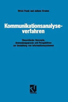 Ulrich Frank - Kommunikationsanalyseverfahren, Häftad