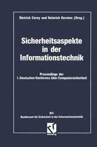 bokomslag Sicherheitsaspekte in der Informationstechnik