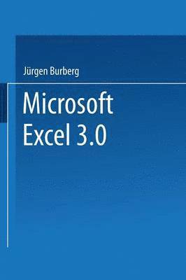 bokomslag Microsoft¿ Excel 3. 0