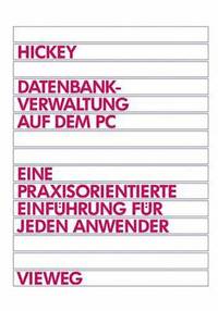 bokomslag Datenbankverwaltung auf dem PC