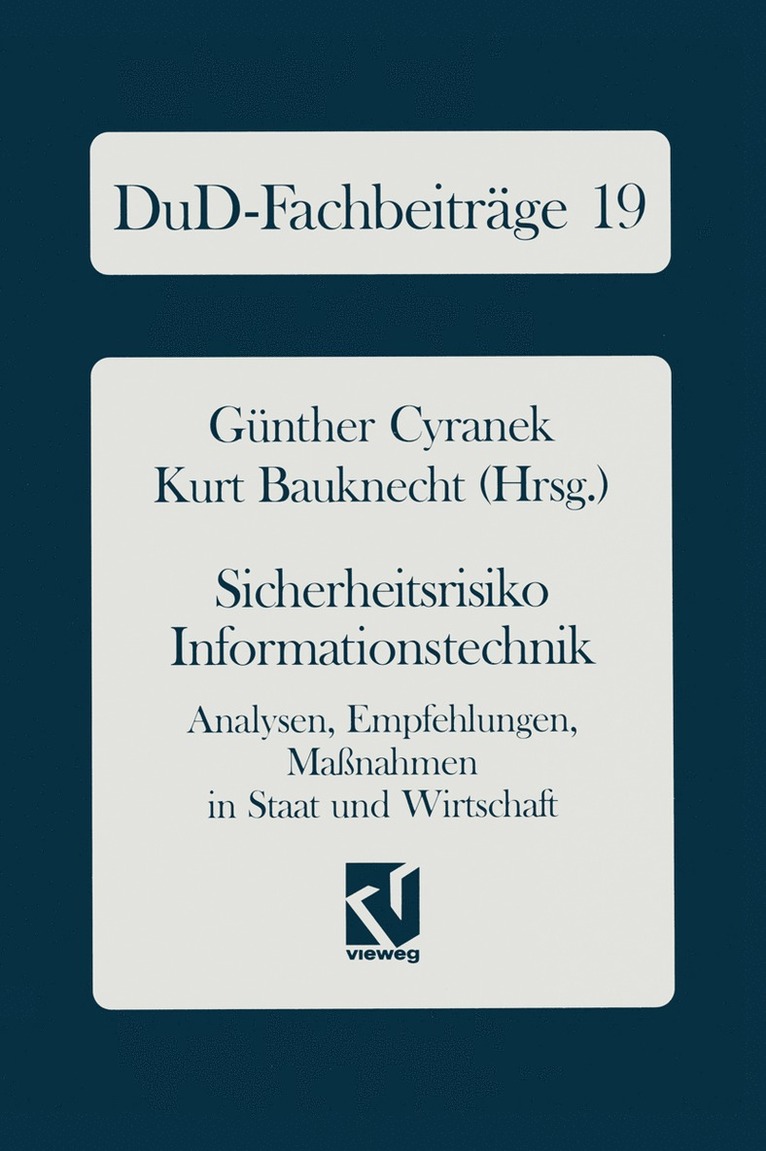 Sicherheitsrisiko Informationstechnik 1