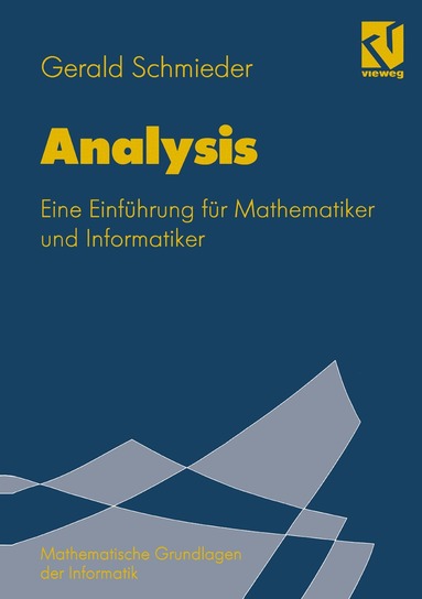 Gerald Schmieder, Walter Oberschelp - Analysis, Häftad