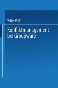 bokomslag Konfliktmanagement bei Groupware