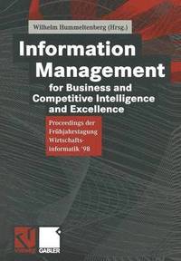 bokomslag Information Management for Business and Competitive Intelligence and Excellence