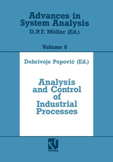 bokomslag Analysis and Control of Industrial Processes