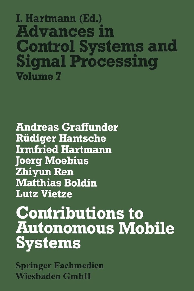 Contributions To Autonomous Mobile Systems 1